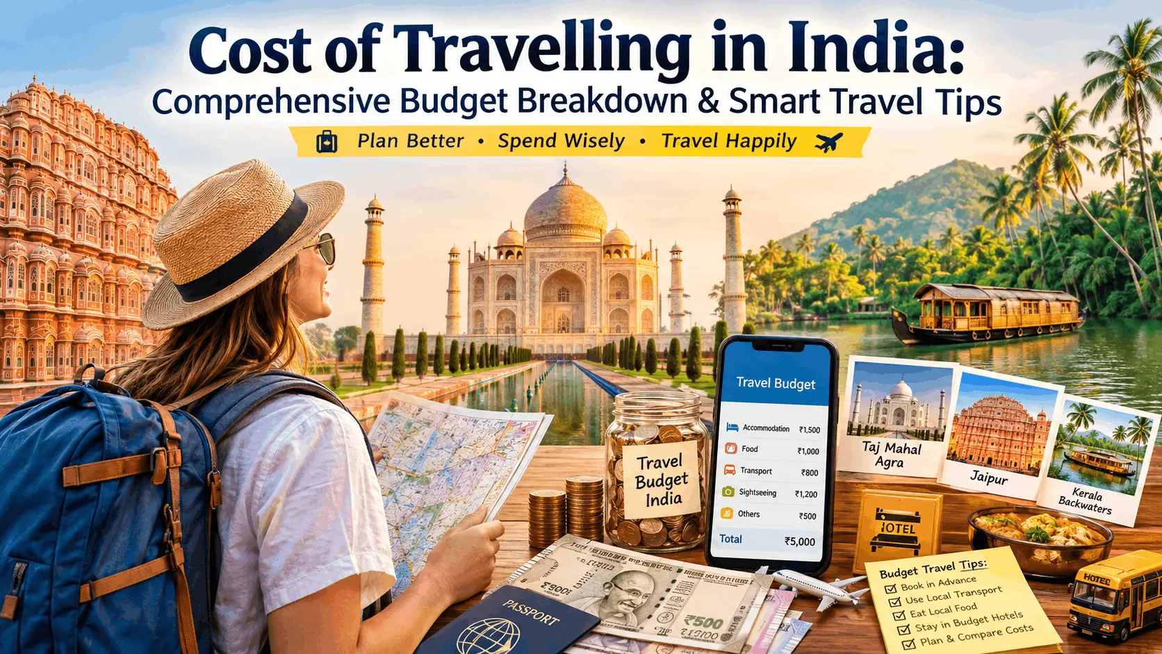 cost of travelling in india